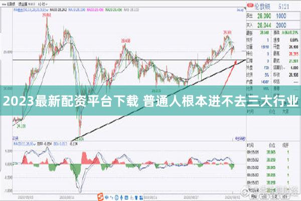 2023最新配资平台下载 普通人根本进不去三大行业