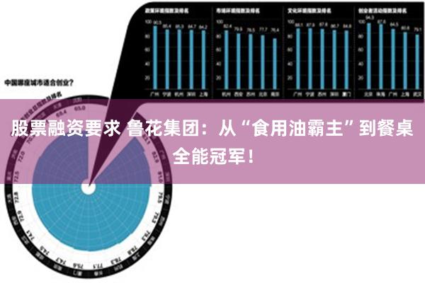 股票融资要求 鲁花集团：从“食用油霸主”到餐桌全能冠军！